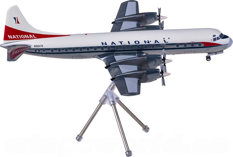 Geminijets National Airlines for Lockheed L-188A for Electra N5017K 1:200 Airplane Pre-built  Airliner Model Display