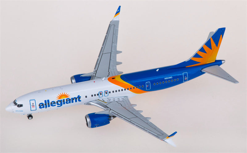 Geminijets Allegiant Boeing 737 MAX 8 N810MG 1:400 Diecast Model view 2