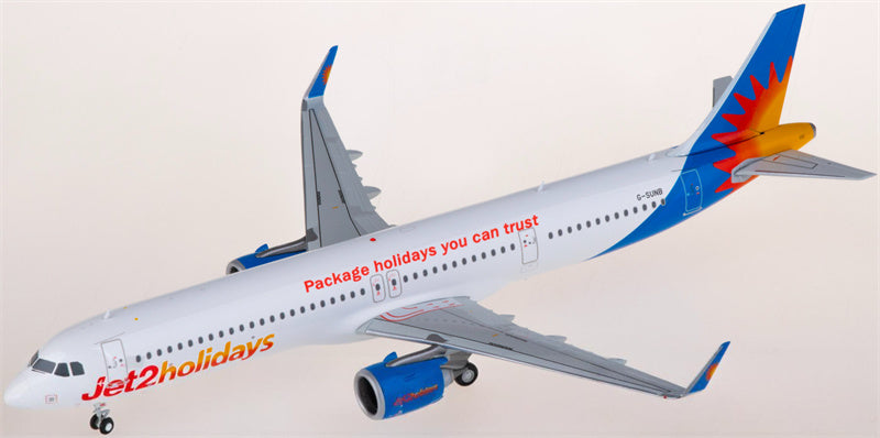 Geminijets Jet2 Airbus A321neo G-SUNB 1:200 Diecast Model view 3