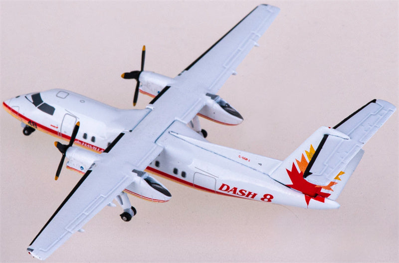 JC Wings De Havilland Canada for Bombardier for Dash 8 Q100 C-GGPJ 1:400 Airplane Pre-built  Airliner Model Display