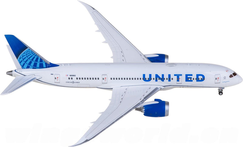 Geminijets United Airlines for Boeing 787-8 N26902 1:400 Airplane Pre-built  Airliner Model Display