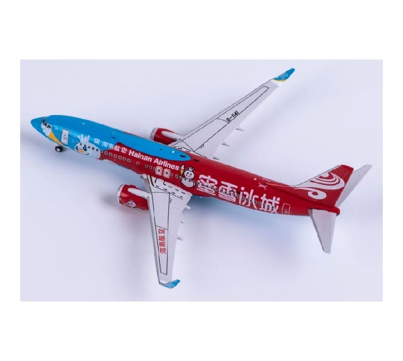 Panda Model 1:400 Hainan Airlines Boeing 737-800 B-1141  DIECAST Model