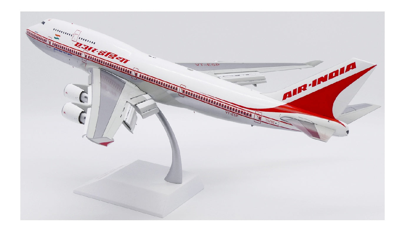 JC Wings 1:200 Air India Boeing 747-400 VT-ESP Flaps Down DIECAST Model