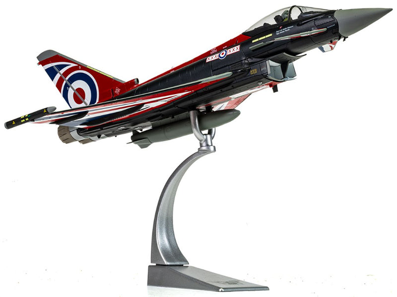 CORGI Eurofighter Typhoon FGR4 Blackjack RAF Coningsby 2022 RAF Typhoon Display 1:48 Aircraft Pre-built Model