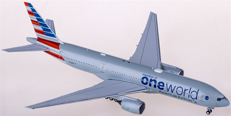 NG Models American Airlines Boeing 777-200ER N791AN member of oneworld 1:400 Diecast Model view 1
