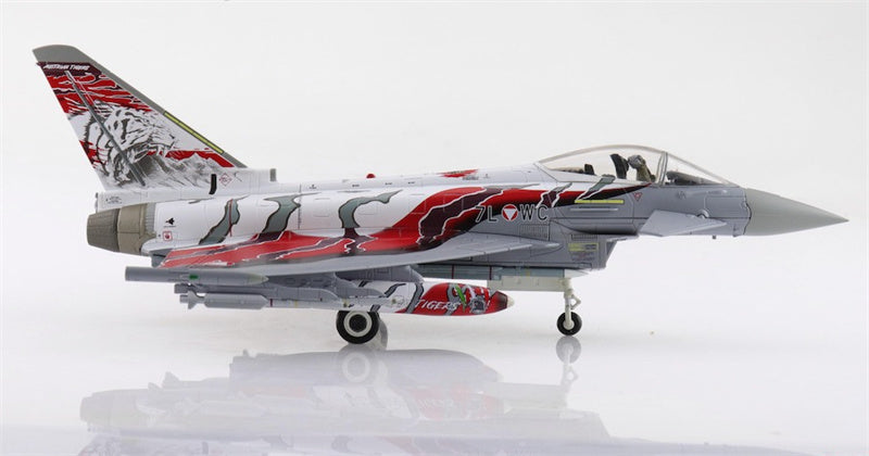 HOBBY MASTER Eurofighter Typhoon 7L+WC Austrian AF NATO Tiger Meet 2023 1:72 Aircraft Pre-built Model