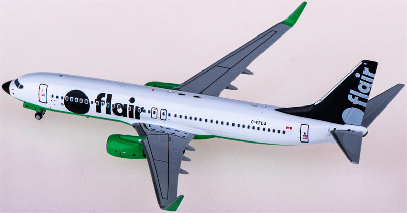 NG Models Flair Airlines Boeing 737-800 C-FFLA 1:400 Diecast Model view 2