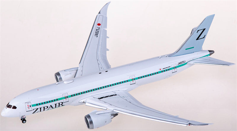 JC Wings ZIPAIR Boeing 787-8 Dreamliner JA825J Flaps Down 1:400 Diecast Model view 1