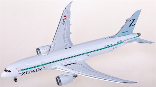 JC Wings ZIPAIR Boeing 787-8 Dreamliner JA825J Flaps Down 1:400 Diecast Model view 1
