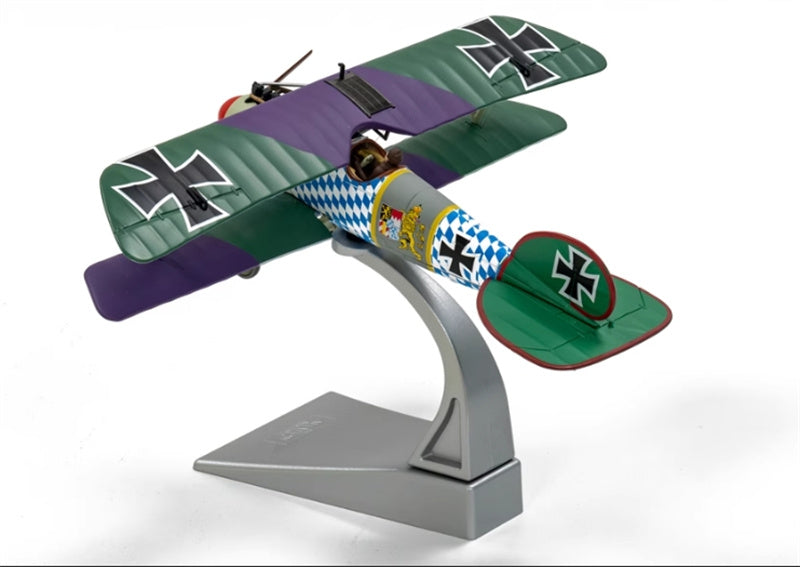 CORGI Albatros D.V fighter aircraft flown by Leutnant R. Wolf Jasta 5 Boistrancourt Aerodrome France Summer 1917 1:48 Airplane Pre-built Model