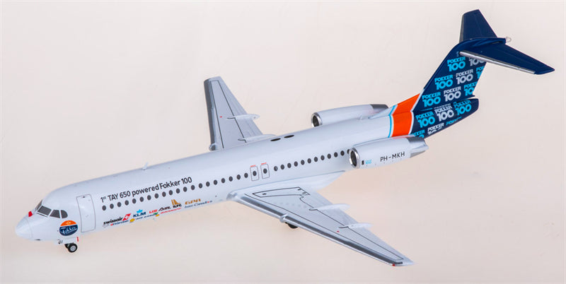 JC Wings Fokker 100 PH-MKH 1:200 Diecast Model view 2