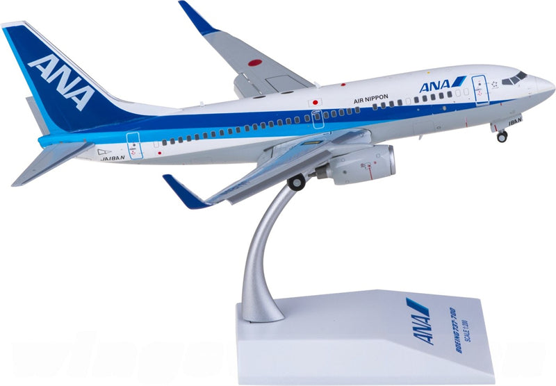 JC Wings ANA for Boeing 737-700 JA18AN Flaps Down 1:200 Airplane Pre-built  Airliner Model Display
