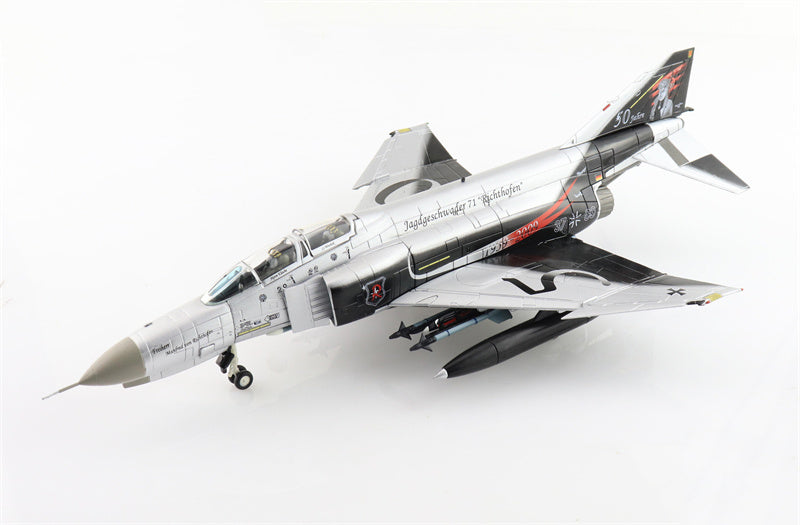 HOBBY MASTER F-4F Phantom II JG-71 50th Anniversary 37+03 Luftwaffe 2009 1/72 Aircraft Pre-built Model