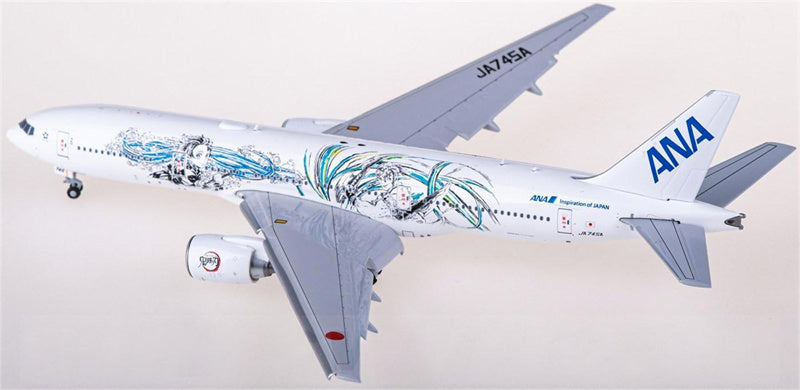 JC Wings ANA Boeing 777-200ER JA745A Flaps Down 1:400 Diecast Model view 2