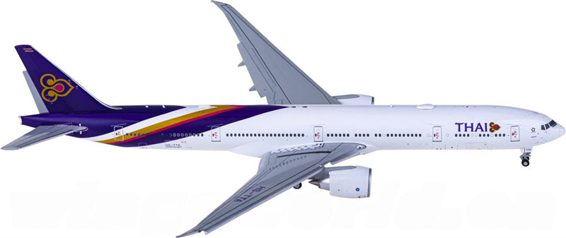 JC Wings Thai Airways Boeing 777-300ER HS-TTA Flaps Down 1:400 Diecast Model view 4