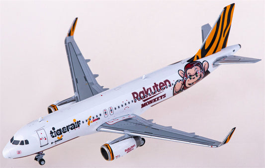 JC Wings Tigerair Airbus A320 B-50006 1:400 Diecast Model view 1