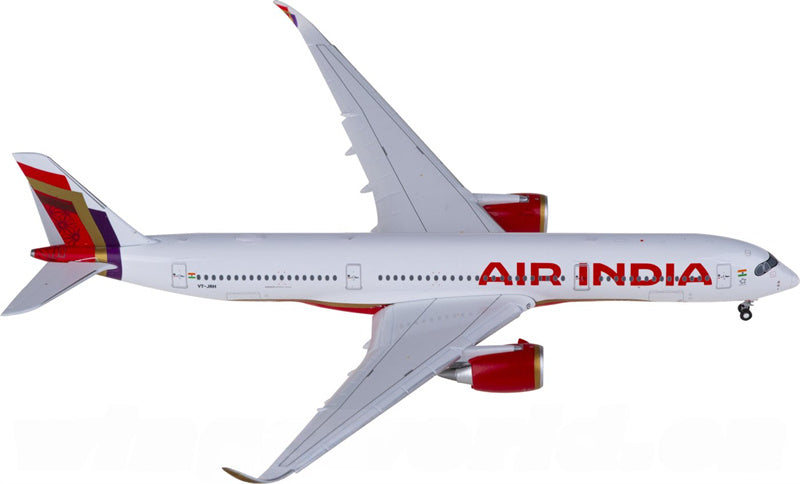 Geminijets Air India Airbus A350-900 VT-JRH Flaps Down 1:400 Diecast Model view 1