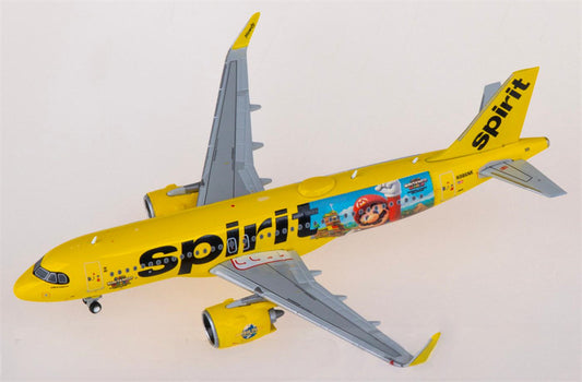 JC Wings Spirit Airlines Airbus A320neo N986NK 1:400 Aircraft Pre-built  Airliner Model DisplayJC Wings Spirit Airlines Airbus A320neo N986NK 1:400 Aircraft Pre-built  Airliner Model Display