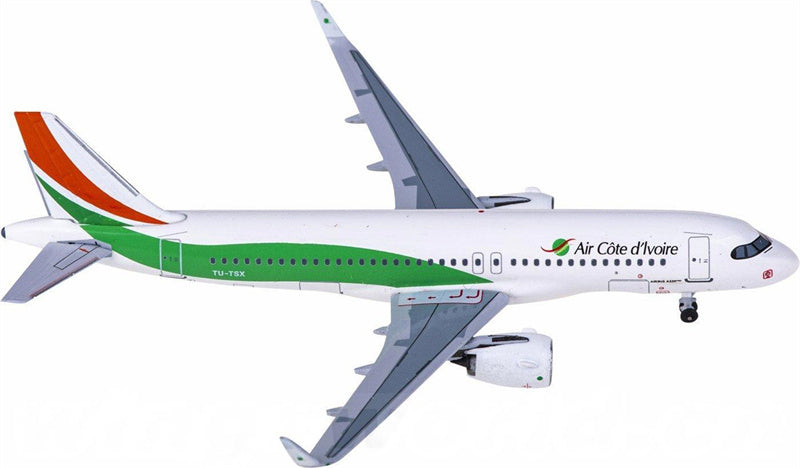 AeroClassics Air Cote d'Ivoire Airbus A320neo TU-TSX 1:400 Diecast Model view 1