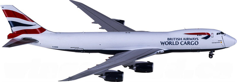 JC Wings British Airways World Cargo Boeing 747-8F G-GSSE Interactive 1:400 Diecast Model view 4