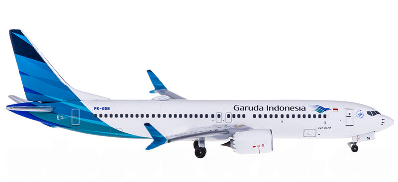 AeroClassics Garuda Indonesia Boeing 737 MAX 8 PK-GDB 1:400 Diecast Model view 1