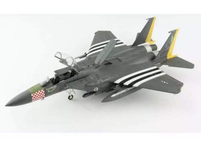 HOBBY MASTER F-15E "75th D-Day Anniversary scheme" 91-0603, 494th FS, RAF Lakenheath, June 2019 (Yellow tail) 1:72 Aircraft Pre-built Model