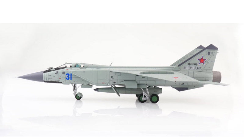 HOBBY MASTER MIG-31K Foxhound D with KH-47M2 Kinzhal hypersonic missile 2022 1/72 Aircraft Pre-built Model