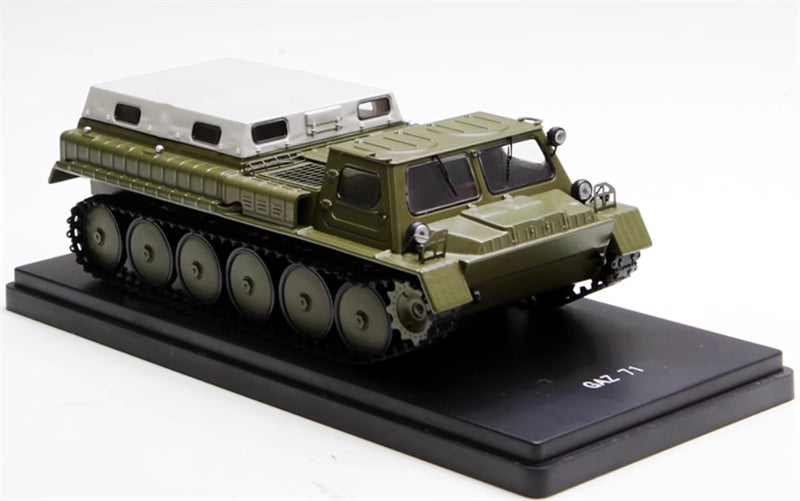 StartScaleModels Former Soviet Union Russian GAZ 71 Czech Painting 1：43 Tank Pre-built Model