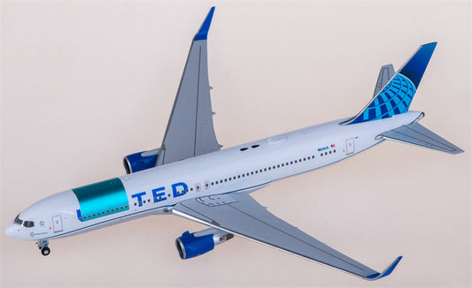NG Models United Airlines Boeing 767-300ER N641UA 1:400 Diecast Model view 1