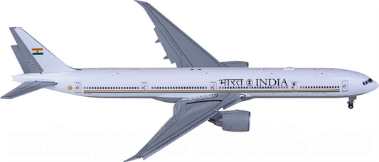 JC Wings Government of India Boeing 777-300ER VT-ALV Flaps Down 1:400 Diecast Model view 1
