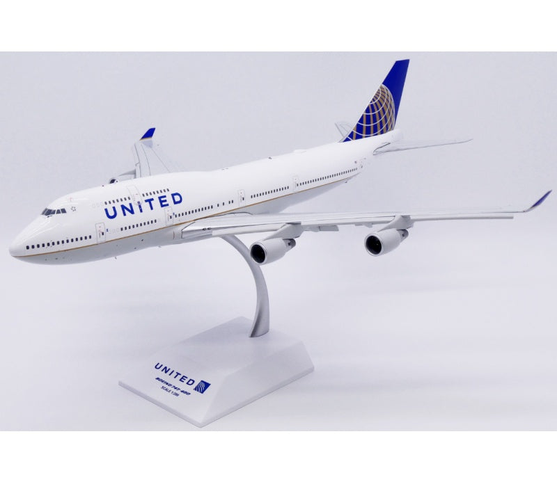 JC Wings 1:200 United Airlines B747-400 N175UA Flaps down DIECAST Model