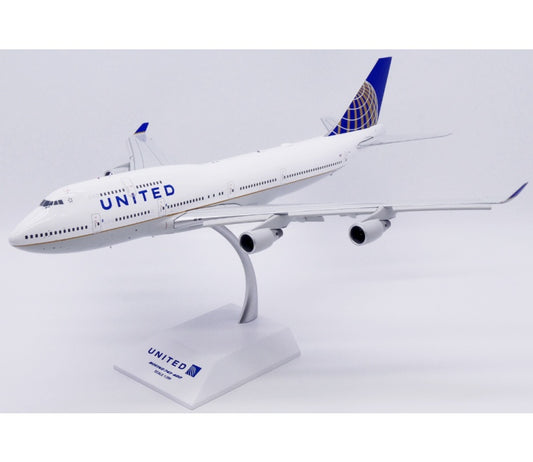 JC Wings 1:200 United Airlines B747-400 N175UA Flaps down DIECAST Model