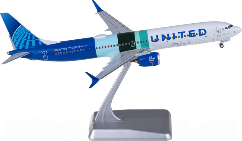 NG Models United Airlines Boeing 737 MAX 10 N27602 1:200 Aircraft Pre-built  Airliner Model Display