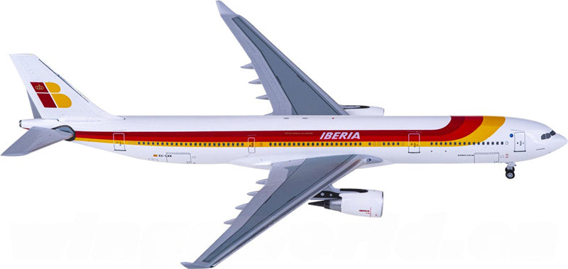 AeroClassics Iberia Airbus A330-300 EC-LXK 1:400 Diecast Model view 2