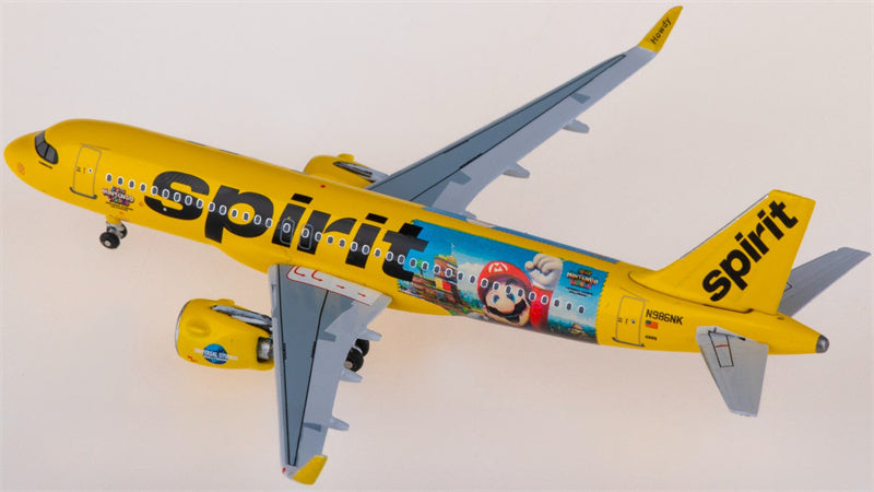 AeroClassics Spirit Airlines Airbus A320neo N986NK 1:400 Aircraft Pre-built  Airliner Model Display