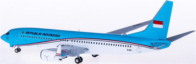 JC Wings Indonesia Air Force Boeing 737-800 A-001 1:400 Diecast Model view 2
