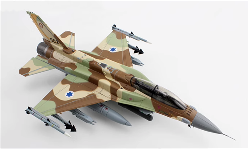 Hobby Master Lockheed F-16I Sufa IDF/AF 107th (Knights of the Orange Tail) Sqn #803 Hatzerim AB Israel Operation Breaking Dawn 2022 1/72 Aircraft Pre-built Model