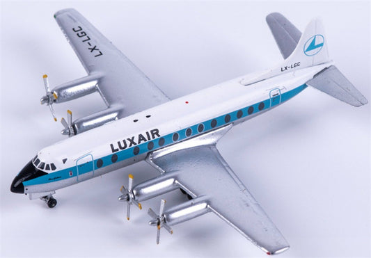 AeroClassics Luxair Vickers Viscount 800 LX-LGC 1:400 Diecast Model view 1