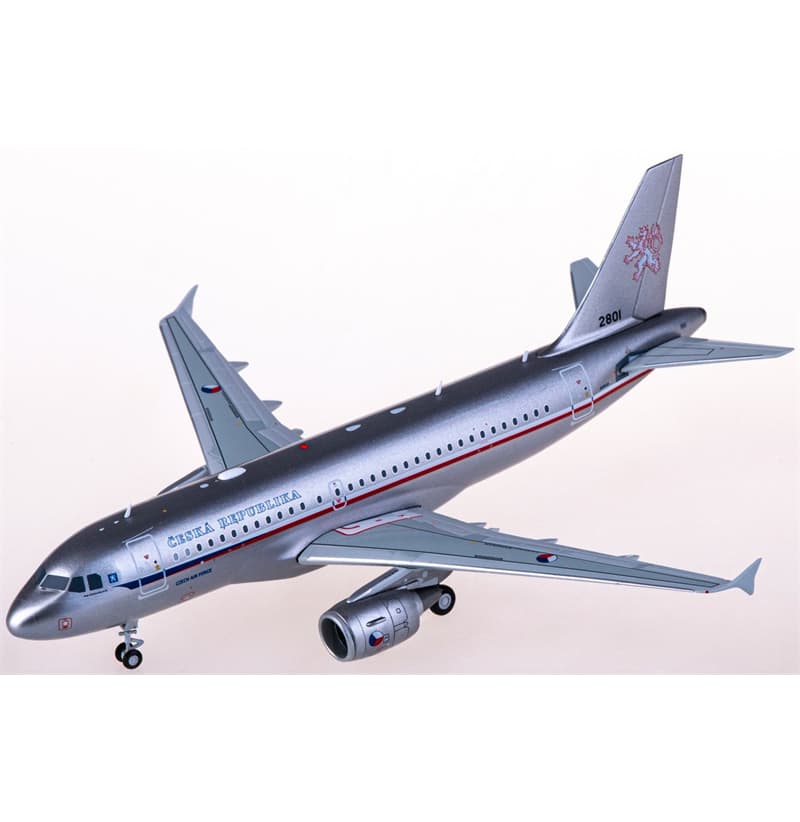 JC Wings Czech Air Force Airbus A319 2801 1:200 Aircraft Pre-built  Airliner Model Display