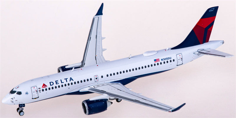 Geminijets Delta Air Lines for Airbus A220-100 N103DU 1:200 Aircraft Pre-built  Airliner Model Display