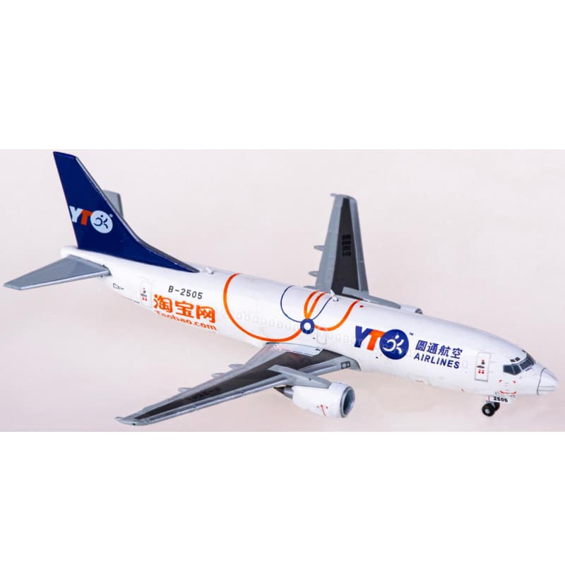 JC Wings YTO Airlines cargo Boeing 737-300 B-2505 1:400 Aircraft Pre-built  Airliner Model Display