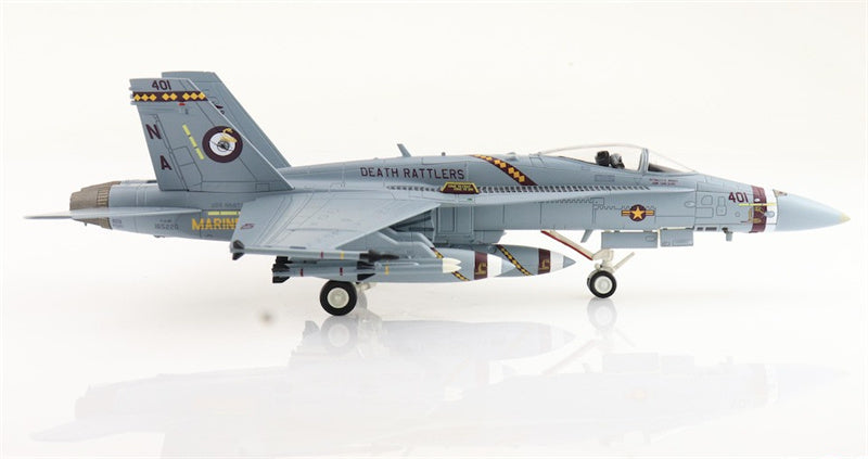 HOBBY MASTER F/A-18C Hornet Death Rattlers 165220NA-401 VMFA-323 US Marines 2021 1:72 Aircraft Pre-built Model