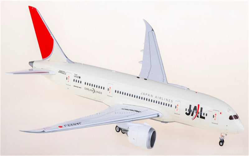 SQ Wings Japan Airlines for Boeing 787-8 JA822J 1:200 Airplane Pre-built  Airliner Model Display