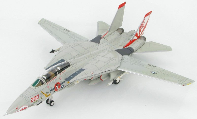 HOBBY MASTER USN F-14A VF-111 Sundowners 1:72 Model 1989 USS Carl Vinson Miss Molly NL200 / 161621