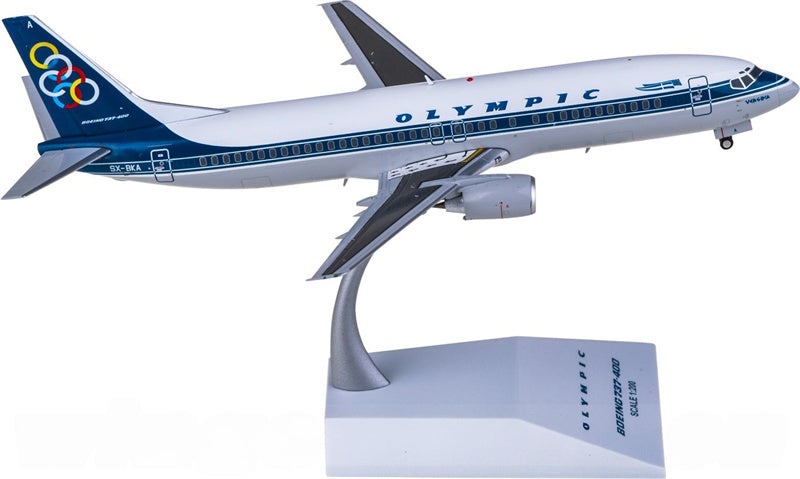 JC Wings 1:200 Olympic Air Boeing 737-400 SX-BKA Diecast Model view 2