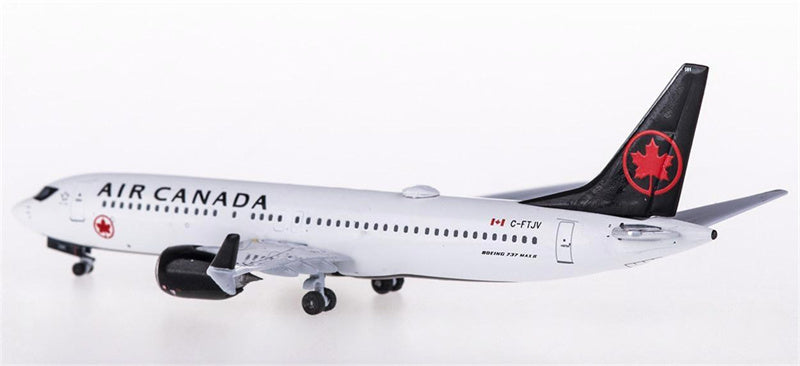 AeroClassics Air Canada Boeing 737 MAX 8 C-FTJV 1:400 Diecast Model view 2