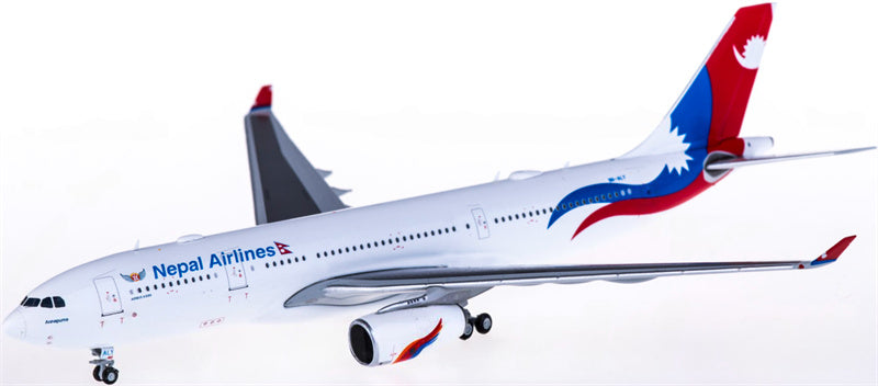 JC Wings Nepal Airlines Airbus A330-200 9N-ALY 1:400 Diecast Model view 1