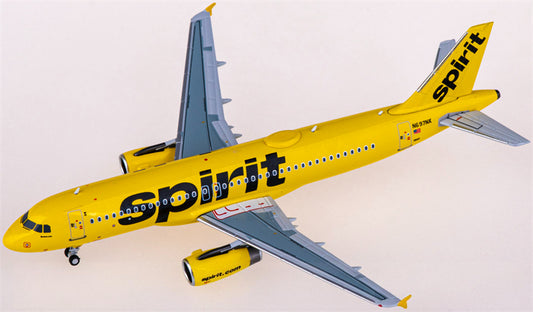 NG Models Spirit Airlines Airbus A320 N697NK 1:400 Diecast Model view 1