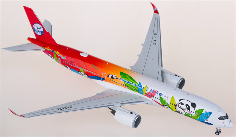NG Models Sichuan Airlines for Airbus A350-900 B-301D 1:400 Airplane Pre-built  Airliner Model Display