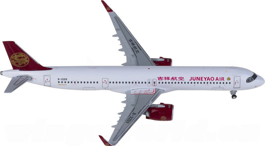 JC Wings Juneyao Air Airbus A321neo B-32D9 1:400 Diecast Model view 1